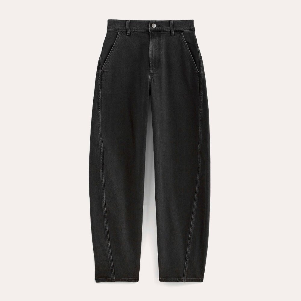 Everlane Women's Way-High® Twist Curve Jean in Washed Black, Size 30